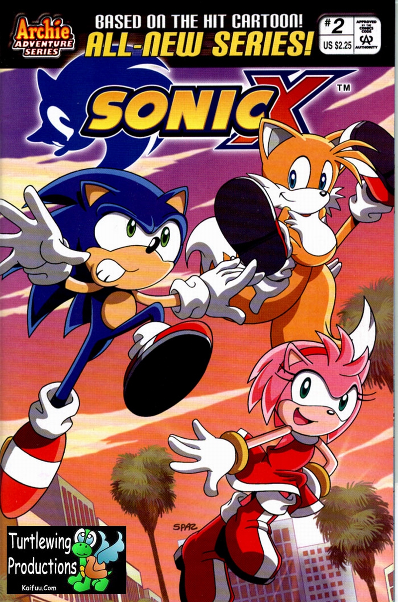Sonic X - December 2005 Cover Page